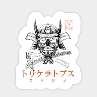 Triceratops Samurai Sticker